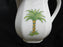 Villeroy & Boch Caribic, Green Palm Tree: Creamer / Cream Pitcher, 4" Tall