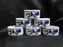 Blue Danube, Blue Onion: Set of Six Napkin Rings, 2 1/4" x 1 1/8" x 1 1/8" Tall