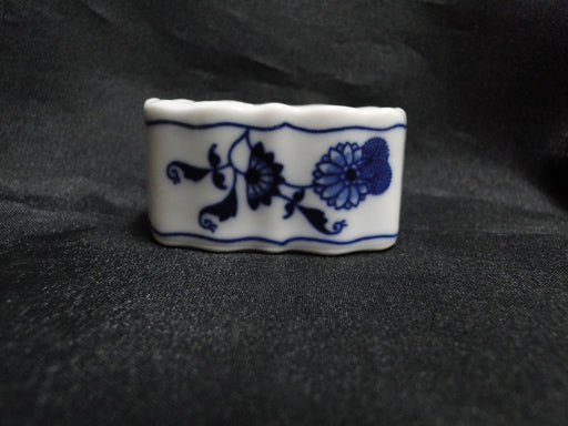 Blue Danube, Blue Onion: Set of Six Napkin Rings, 2 1/4" x 1 1/8" x 1 1/8" Tall
