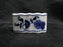 Blue Danube, Blue Onion: Set of Six Napkin Rings, 2 1/4" x 1 1/8" x 1 1/8" Tall
