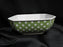 Villeroy & Boch Caribic, Green Palm Tree: Serving Bowl, 8" x 3" Tall