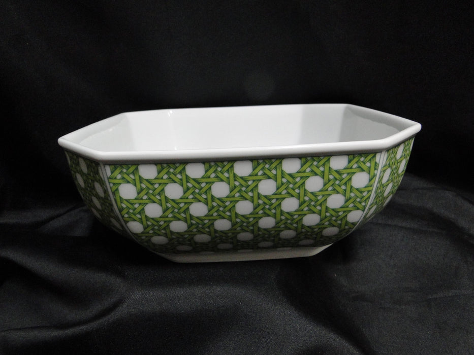Villeroy & Boch Caribic, Green Palm Tree: Serving Bowl, 8" x 3" Tall