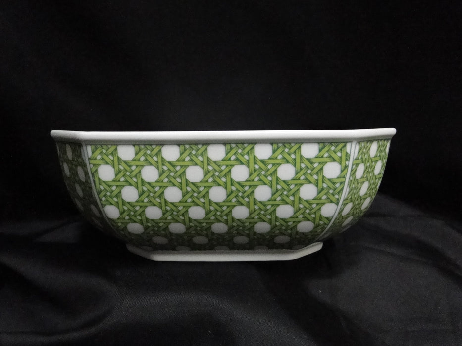 Villeroy & Boch Caribic, Green Palm Tree: Serving Bowl, 8" x 3" Tall