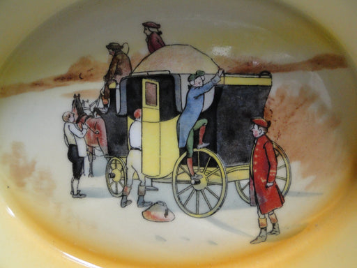 Royal Doulton Coaching Days, Climbing onto a Stagecoach: Nut Bowl, 5 5/8", 16b