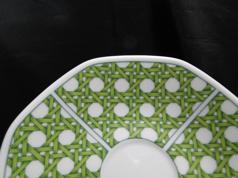 Villeroy & Boch Caribic, Green Palm Tree: Cup & Saucer Set (s), 2 1/8"