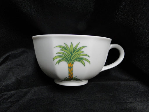 Villeroy & Boch Caribic, Green Palm Tree: Cup & Saucer Set (s), 2 1/8"