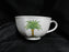 Villeroy & Boch Caribic, Green Palm Tree: Cup & Saucer Set (s), 2 1/8"