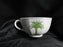 Villeroy & Boch Caribic, Green Palm Tree: Cup & Saucer Set (s), 2 1/8"
