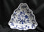 Blue Danube, Blue Onion: Triangular Serving Bowl, 9 1/2" x 2" Tall