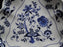 Blue Danube, Blue Onion: Triangular Serving Bowl, 9 1/2" x 2" Tall