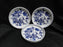 Blue Danube, Blue Onion: Set of Three Coasters, 3 1/2" x 3/4" Tall