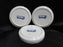Blue Danube, Blue Onion: Set of Three Coasters, 3 1/2" x 3/4" Tall