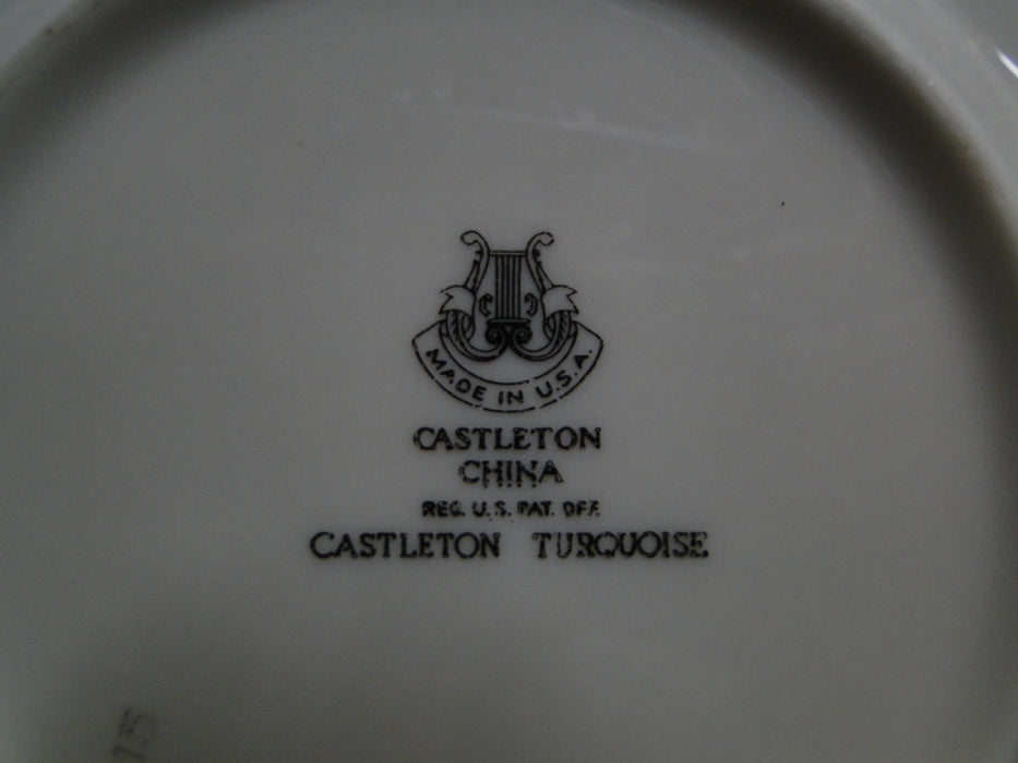 Castleton Castleton Turquoise, Platinum Trim: Bread Plate (s), 6 1/4"