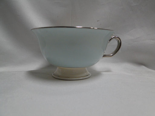 Castleton Castleton Turquoise, Platinum Trim: Cup & Saucer Set (s), 2 1/4"