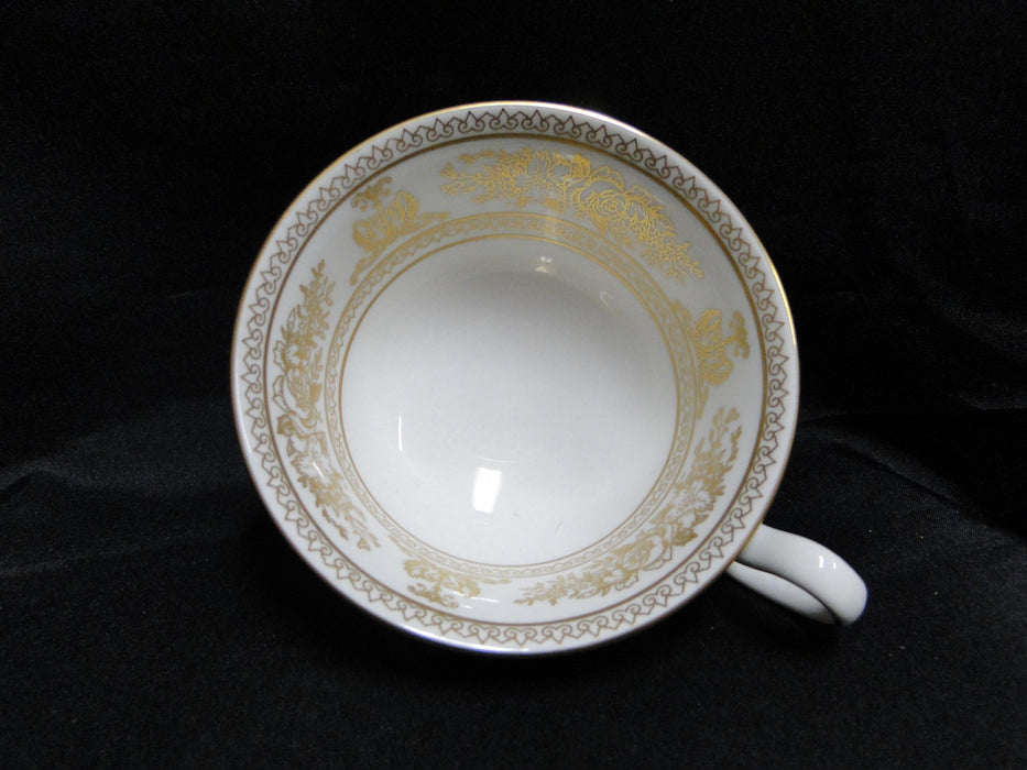 Wedgwood Columbia Gold, Dragons, Flowers: Cup & Saucer Set (s), 2 1/4"