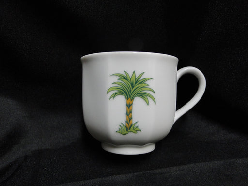 Villeroy & Boch Caribic, Green Palm Tree: Demitasse Cup & Saucer Set (s), 2 1/2"