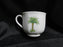 Villeroy & Boch Caribic, Green Palm Tree: Demitasse Cup & Saucer Set (s), 2 1/2"