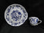 Blue Danube, Blue Onion: Snack Plate & Cup Set (s), 8 1/4" x 7 78" Plate