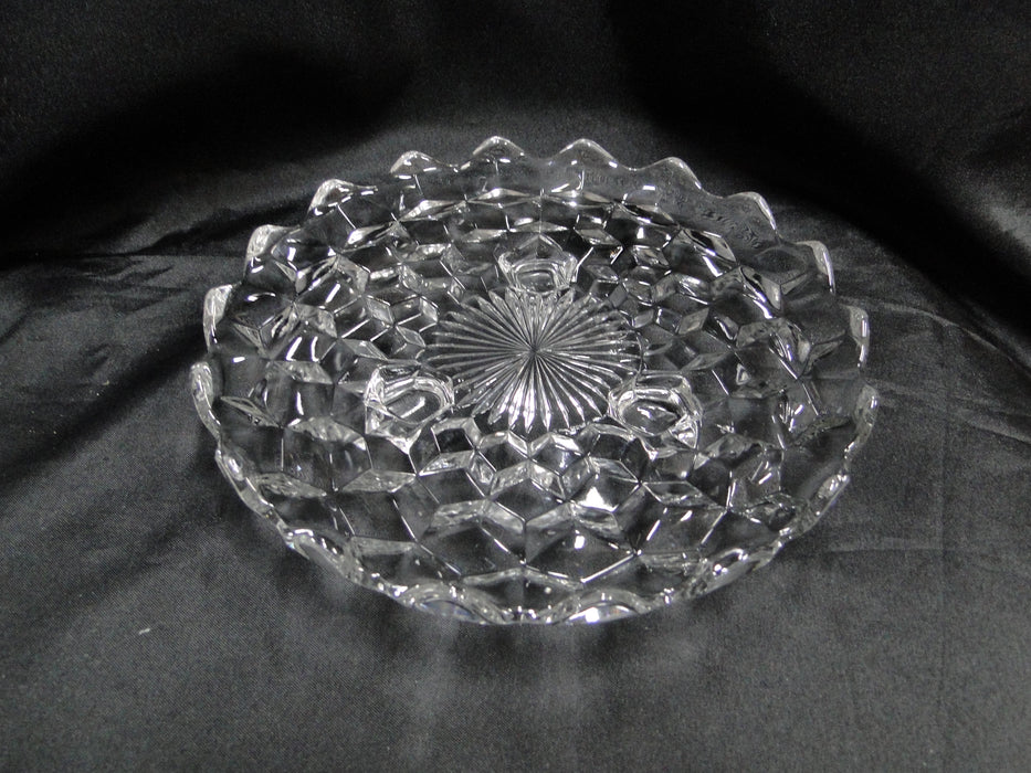 Fostoria American Clear: 3-Toed Small Round Tidbit Tray, 7 3/4" x 1.5" Tall