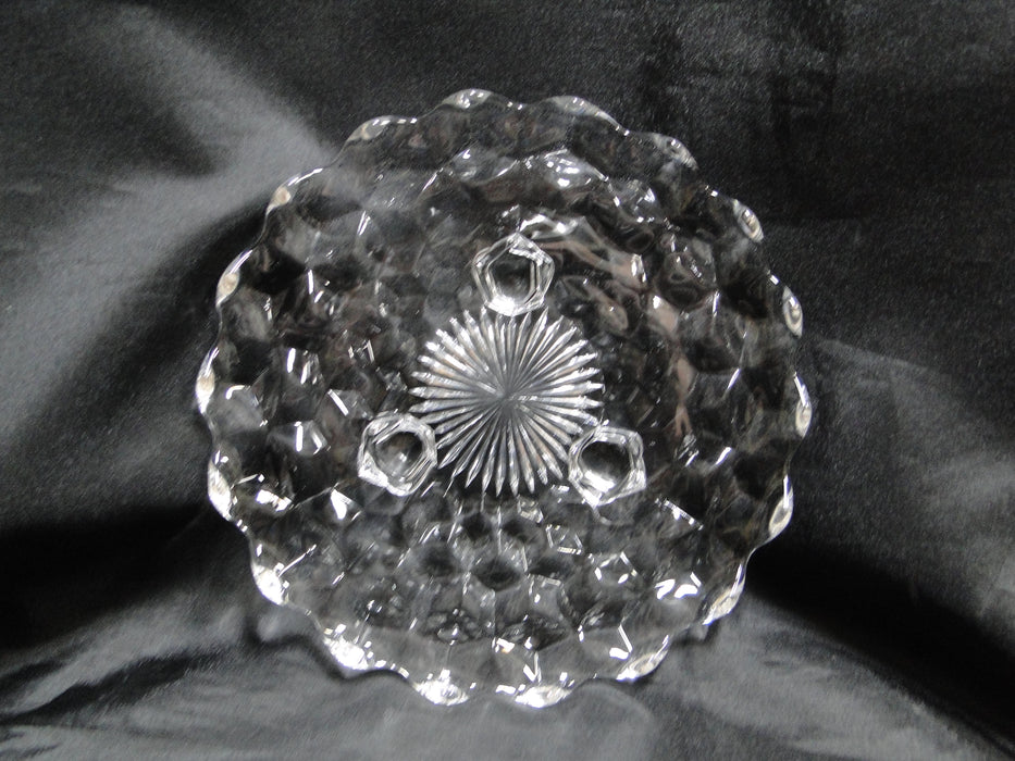 Fostoria American Clear: 3-Toed Small Round Tidbit Tray, 7 3/4" x 1.5" Tall