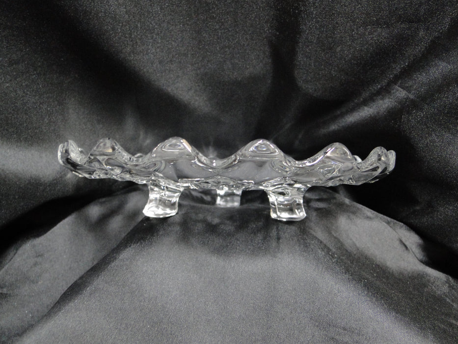 Fostoria American Clear: 3-Toed Small Round Tidbit Tray, 7 3/4" x 1.5" Tall