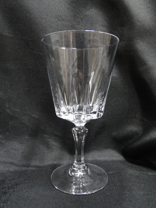 Cristal d'Arques Versailles, Vertical Cuts: Water or Wine Goblet (s), 6 5/8"