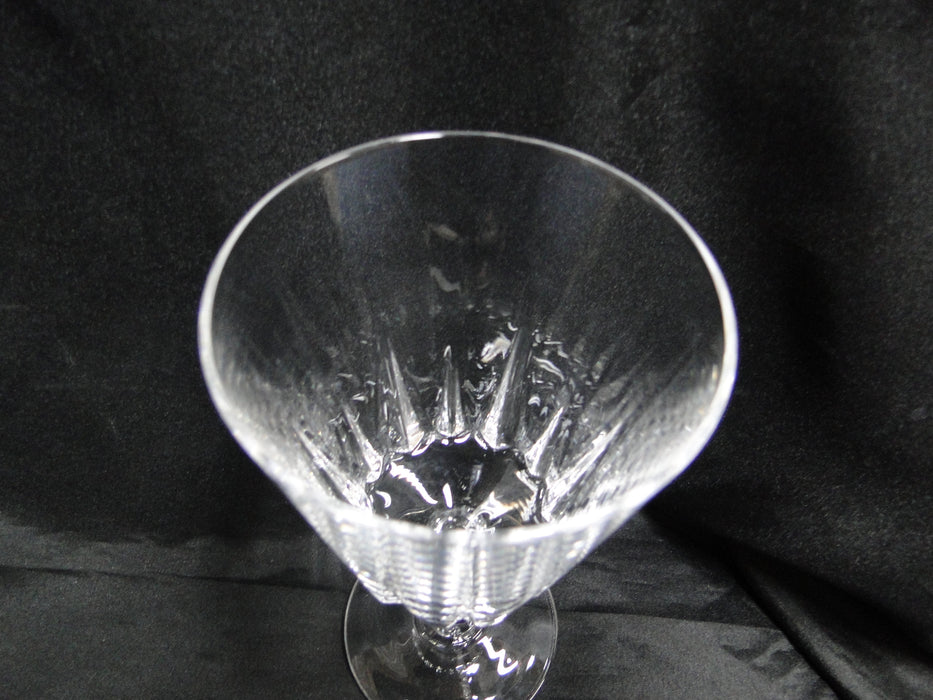 Cristal d'Arques Versailles, Vertical Cuts: Water or Wine Goblet (s), 6 5/8"