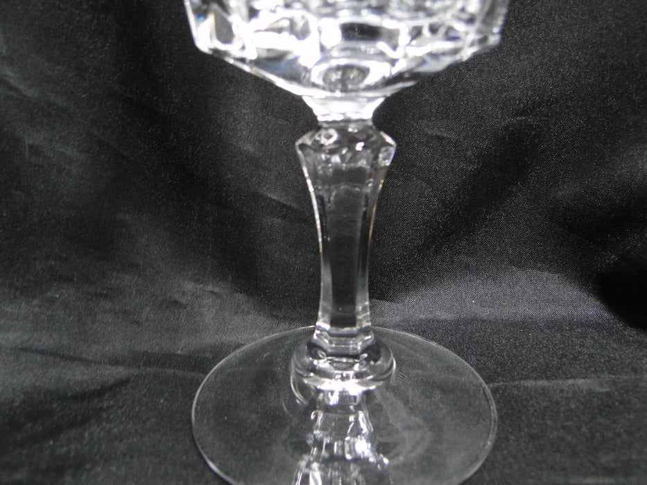 Cristal d'Arques Versailles, Vertical Cuts: Water or Wine Goblet (s), 6 5/8"