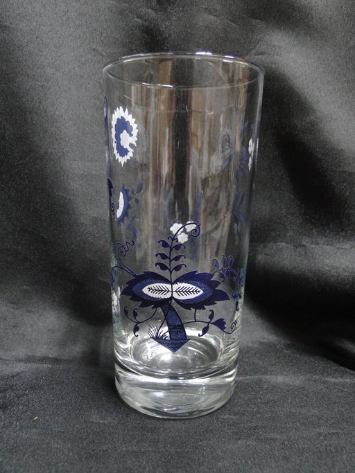 Blue Danube, Blue Onion: Glass Tumbler (s), 6 1/4" Tall, 14 oz Capacity