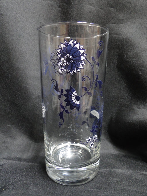 Blue Danube, Blue Onion: Glass Tumbler (s), 6 1/4" Tall, 14 oz Capacity
