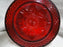 Cristal d'Arques Antique Ruby Red, Pressed: Luncheon Plate (s), 8"