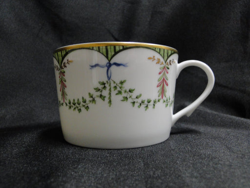 Raynaud Ceralene Festivites, Green Garland: Cup & Saucer Set (s), 2 1/4"