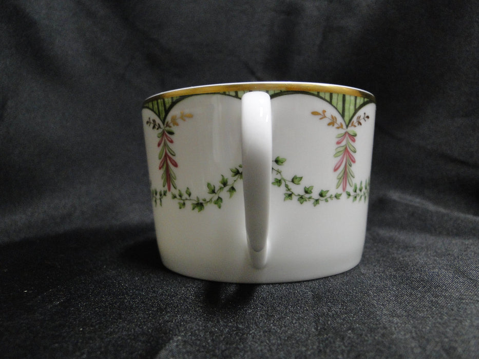 Raynaud Ceralene Festivites, Green Garland: Cup & Saucer Set (s), 2 1/4"