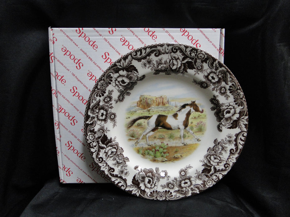 Spode Woodland Horses Paint, England: NEW Dinner Plate (s), 10 1/2", Box