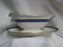 Pickard Josephine Blue, Laurel, Blue Band: Gravy Boat w/ Attached Underplate