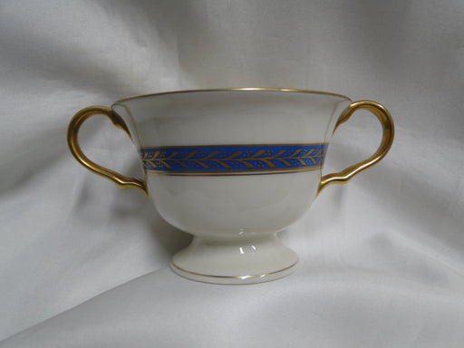 Pickard Josephine Blue, Laurel, Blue Band: Sugar Bowl Only, No Lid, 3"