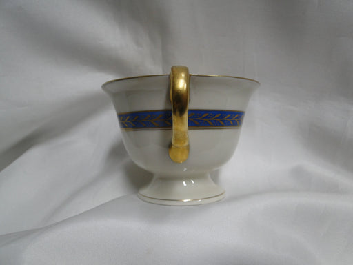 Pickard Josephine Blue, Laurel, Blue Band: Sugar Bowl Only, No Lid, 3"