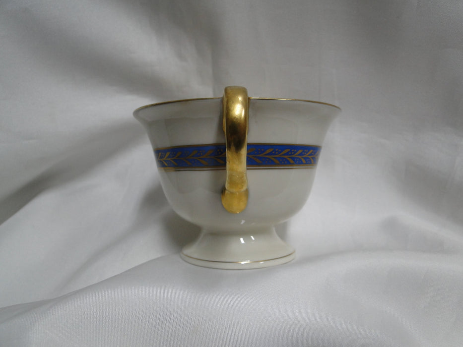 Pickard Josephine Blue, Laurel, Blue Band: Sugar Bowl Only, No Lid, 3"