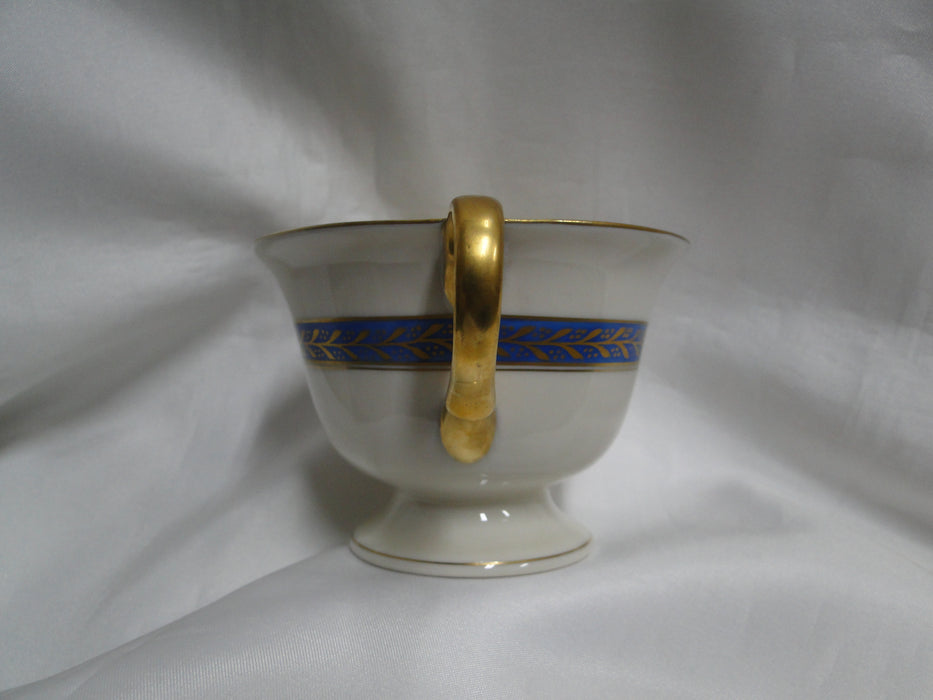 Pickard Josephine Blue, Laurel, Blue Band: Sugar Bowl Only, No Lid, 3"