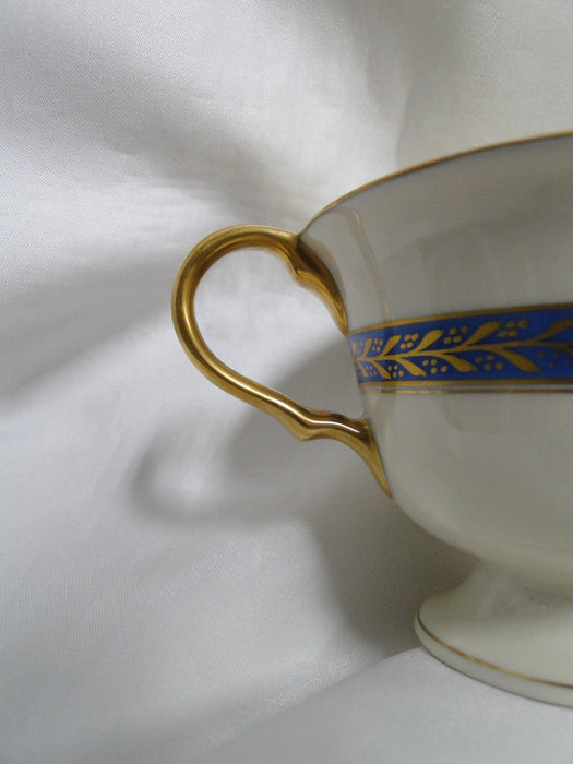 Pickard Josephine Blue, Laurel, Blue Band: Sugar Bowl Only, No Lid, 3"