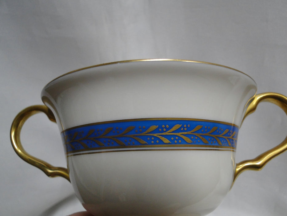 Pickard Josephine Blue, Laurel, Blue Band: Sugar Bowl Only, No Lid, 3"