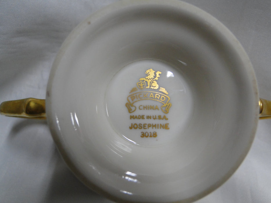 Pickard Josephine Blue, Laurel, Blue Band: Sugar Bowl Only, No Lid, 3"