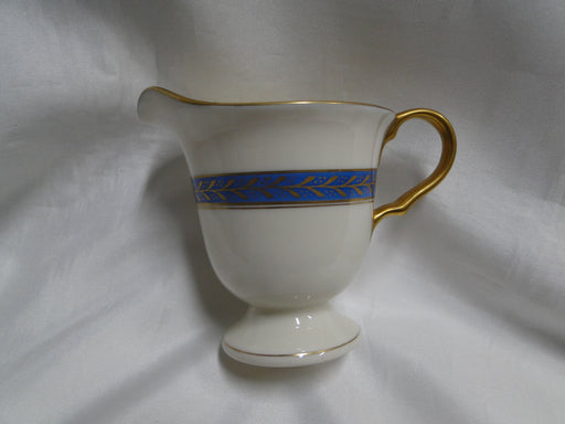 Pickard Josephine Blue, Laurel, Blue Band: Creamer / Cream Pitcher, 3 1/2"