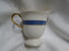 Pickard Josephine Blue, Laurel, Blue Band: Creamer / Cream Pitcher, 3 1/2"