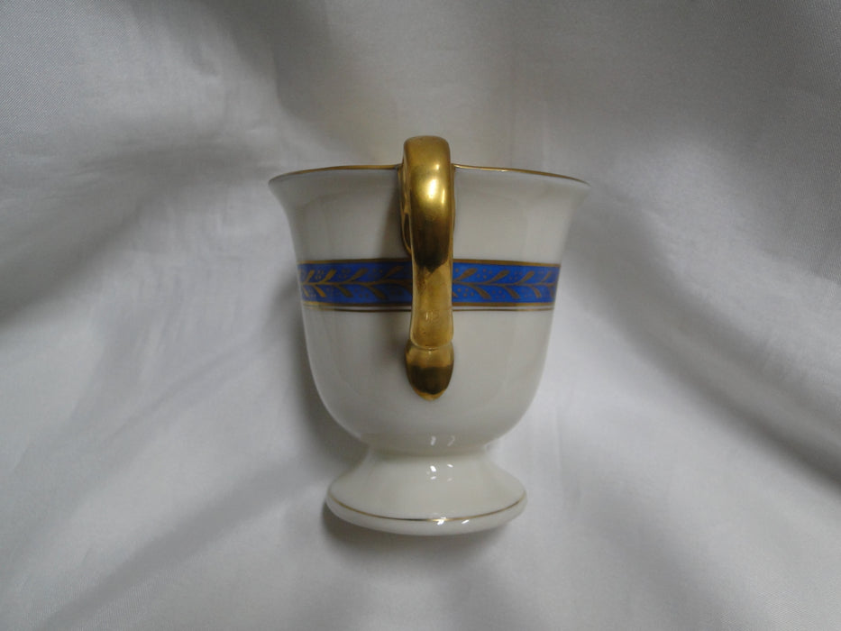 Pickard Josephine Blue, Laurel, Blue Band: Creamer / Cream Pitcher, 3 1/2"
