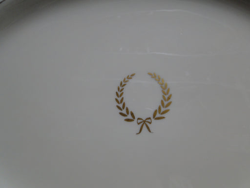 Pickard Josephine Blue, Laurel, Blue Band: Oval Serving Platter, 12.25" x 9.25"