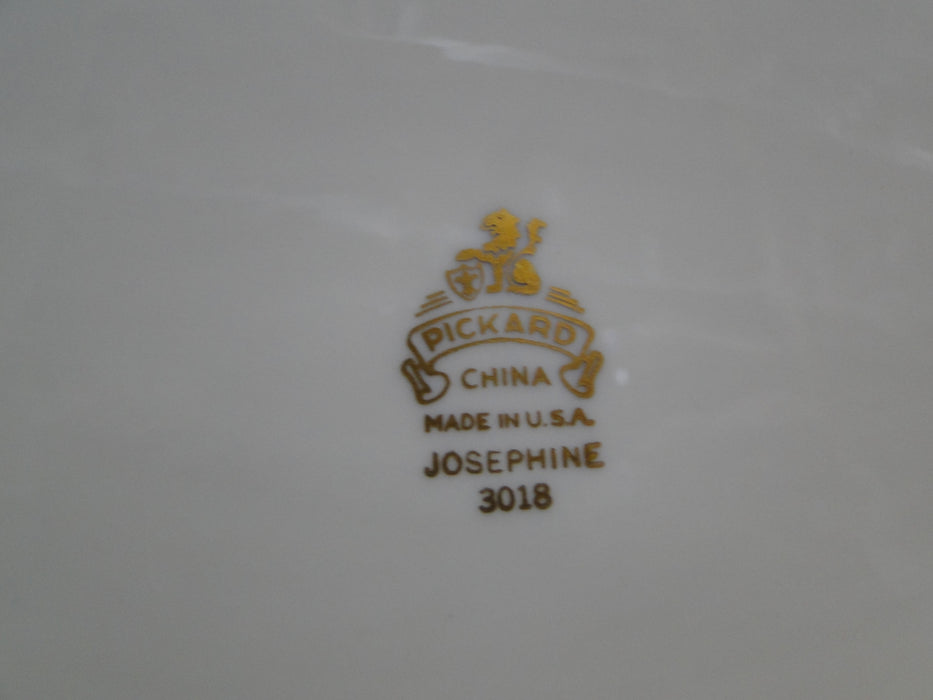 Pickard Josephine Blue, Laurel, Blue Band: Oval Serving Platter, 12.25" x 9.25"