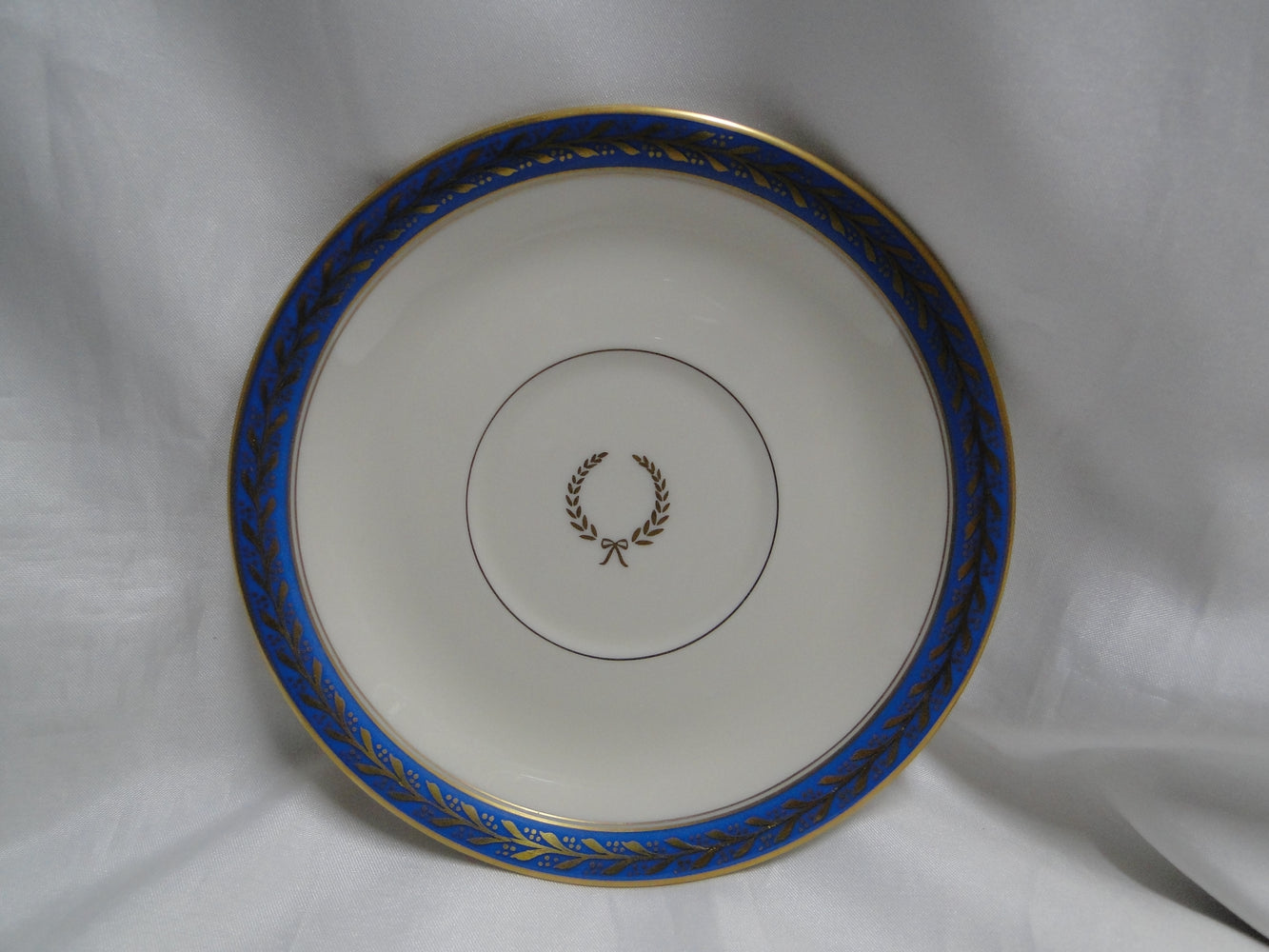 Pickard Josephine Blue, Laurel, Blue Band: 5 5/8" Saucer (s) Only, No Cup