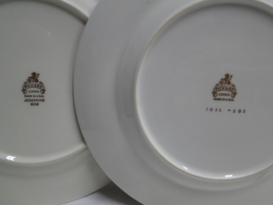 Pickard Josephine Blue, Laurel, Blue Band: Salad Plate (s), 8 1/4"