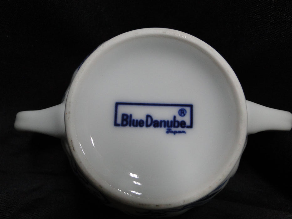 Blue Danube, Blue Onion: Sugar Bowl & Lid, 4 3/4" Tall